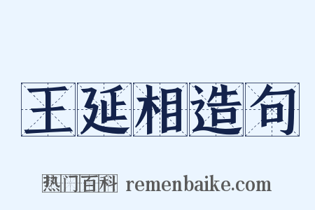 王延相造句是什么意思的图片